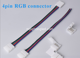 CINA Il RGB ha condotto il cavo del fermaglio dell'ago del cavo 4pin del separatore di potere della spina del connettore del nastro di RGB LED dei perni della luce di striscia 4 fornitore