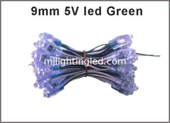 DC5V 9mm Green LED Ball String Light impermeabile Per lettere pubblicitarie illuminazione fornitore