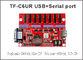 Carte di controllo a led TF-C6UR TF-C3U Carte di controllo a led 128*1024 Pixel USB+SERIAL Port Rgb Per P6 P8 P10 Led Grafica fornitore