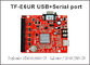 TF-E6UR Supporto alla scheda di controllo del display a LED 1600 P10 Moduli Sette schede di colore Schede di controllo programmabili fornitore