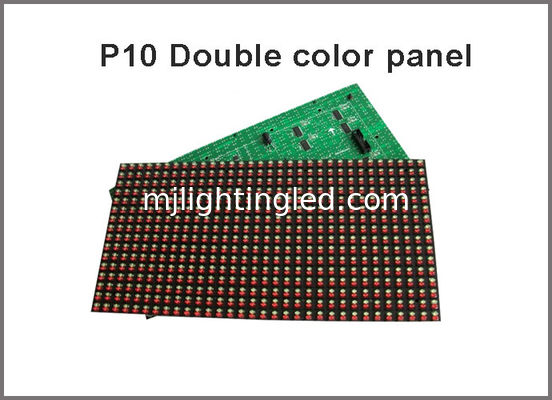 P10 RG ha condotto il perno del modulo p10 (1R1G) fuori raddoppia il colore Semioutdoor impermeabilizza il segno facente scorrere del testo di messaggio di 320*160mm LED fornitore