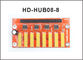 Carta doppia di sostegno della carta 8*HUB08 dell'adattatore HD-HUB08 singola &amp; di colore di LED dell'esposizione del modulo soltanto di sostegno HUIDU fornitore