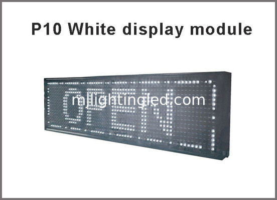 pannello commovente digitale del tabellone per le affissioni del segno di PH10/P10 di LED del modulo in-linea bianco Semi-all'aperto dell'esposizione fornitore