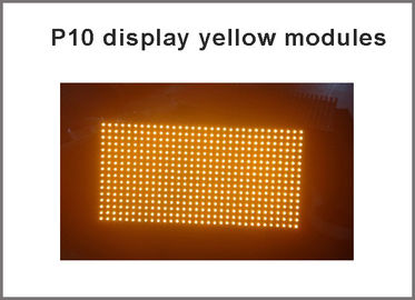 P10 LED Module giallo Semioutdoor 16x32 Hub12 Led Panel -P10 giallo LED Display Module fornitore