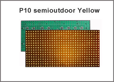 P10 LED Module giallo Semioutdoor 16x32 Hub12 Led Panel -P10 giallo LED Display Module fornitore