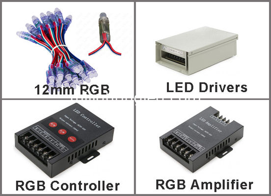 RGB DC5V 12mm RGB Led Module String impermeabile IP68 per il cambiamento di colore Lettera di canale fornitore