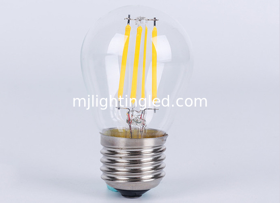 G45 radura della luce di lampadina del filamento LED 220V/lampadine incandescenti di vetro lattee del LED per le illuminazione dell'interno fornitore