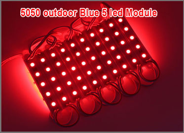 LA CC ROSSA 12V della luce del modulo del LED 5050 SMD 5 il LED LED impermeabilizza l'illuminazione della finestra anteriore del deposito del LED per il segno della lampadina fornitore