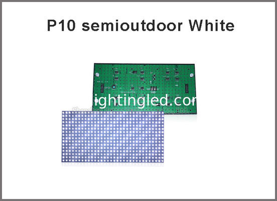 Schermo di visualizzazione bianco Semi-all'aperto del messaggio del modulo dell'esposizione di LED di colore dell'esposizione di LED di DIY P10 fornitore