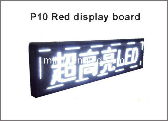 Schermo di visualizzazione bianco Semi-all'aperto del messaggio del modulo dell'esposizione di LED di colore dell'esposizione di LED di DIY P10 fornitore