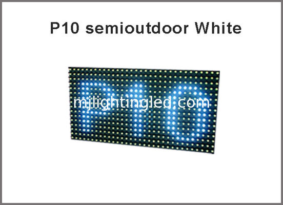 Schermo di visualizzazione bianco Semi-all'aperto del messaggio del modulo dell'esposizione di LED di colore dell'esposizione di LED di DIY P10 fornitore