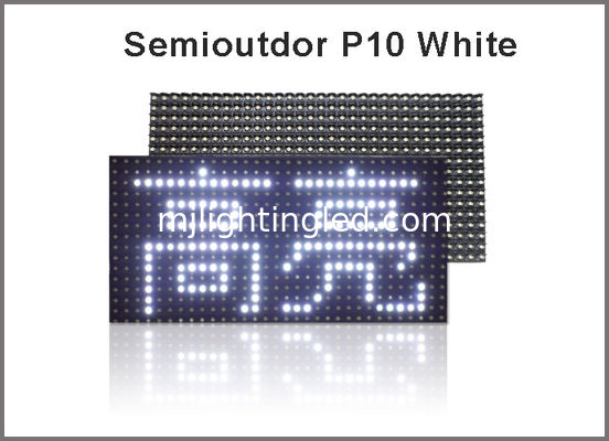 Schermo di visualizzazione bianco Semi-all'aperto del messaggio del modulo dell'esposizione di LED di colore dell'esposizione di LED di DIY P10 fornitore