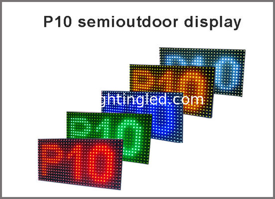Schermo di visualizzazione bianco Semi-all'aperto del messaggio del modulo dell'esposizione di LED di colore dell'esposizione di LED di DIY P10 fornitore