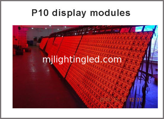 320*160 mm Modulo P10 a LED rosso per display pubblicitario fornitore