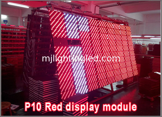 320*160 mm Modulo P10 a LED rosso per display pubblicitario fornitore