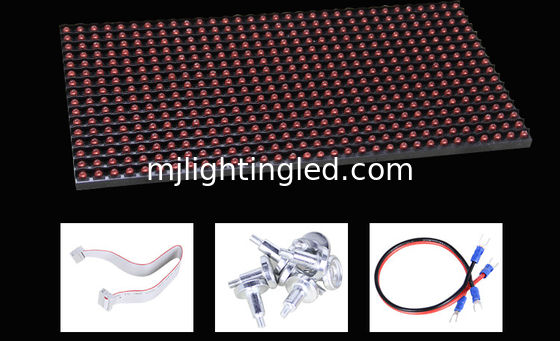 Modulo LED da esterno P10 giallo impermeabile, 320MM*160MM 32*16 punti per insegne esterne di centri commerciali fornitore