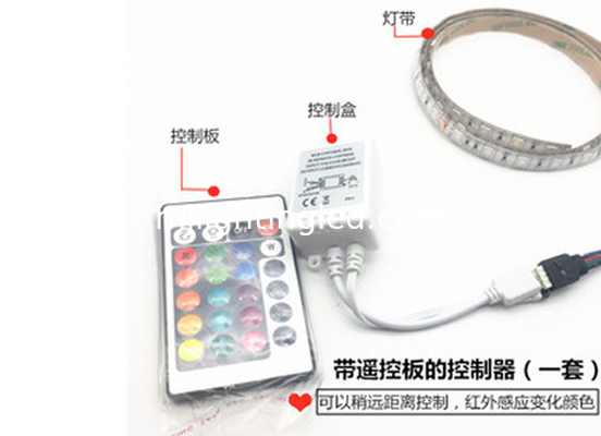 60led 5050 RGB luce a led telecomando 12V/24V colore variabile KTV decorazione nastro luce fornitore
