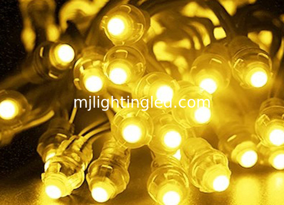DC5V 50pcs/ lotto 12mm giallo LED Pixel Modulo IP68 impermeabile luci a punta digitale retroilluminazione LED fornitore