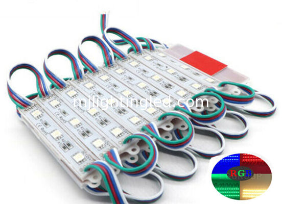 5050 Modulo a LED RGB 12V Ignifuge Moduli a LED RGB a cambiamento di colore Illuminazione per segnaletica pubblicitaria fornitore