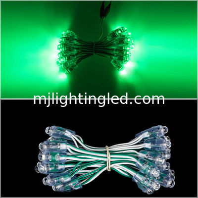 Il contrassegno all'aperto LED di DC5V LED del punto delle palle 12mm delle illuminazione verdi del pixel ha condotto la lampadina principale nameboard delle lettere di canale fornitore