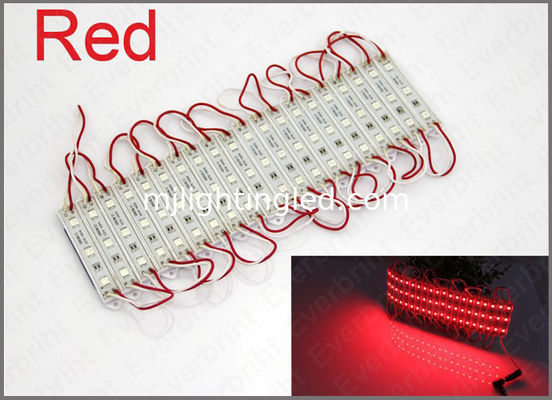 Modulo LED 12V 5050 SMD Rosso Impermeabile CE ROHS per insegne esterne fornitore
