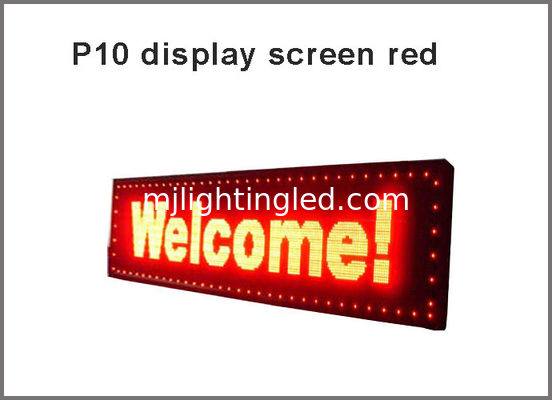 Moduli di visualizzazione LED Semioutdoor RED P10 320*160mm 32*16 pixel Display di informazione pubblica fornitore