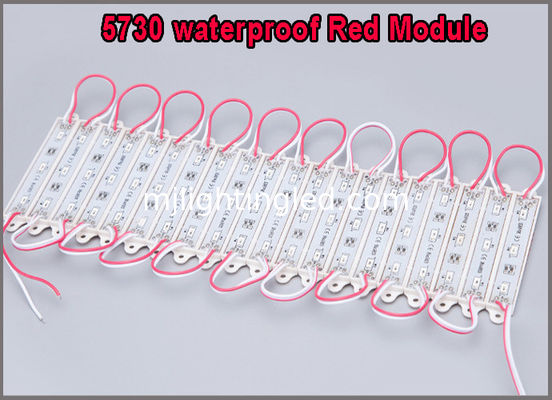 5730 Modulo LED Rosso 12V Impermeabile per lettere a canale in acrilico fornitore