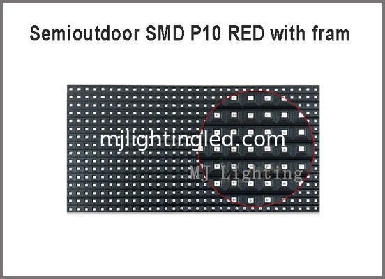 Semioutdoor Red P10 SMD Display Module Luce 320*160mm 32*16 pixel 5V Per messaggio pubblicitario fornitore
