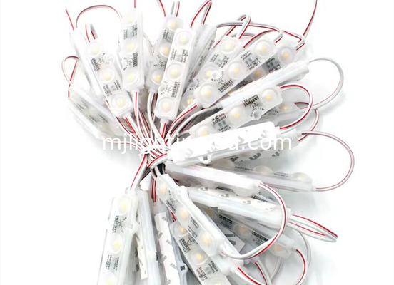 5730 3 LED Modulo di luce 1.5W Iniezione 6818 LED Modulo di luce 12V con lenti fornitore