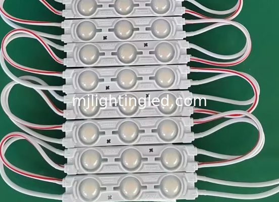 6011 3leds LED Modulo 12V 2835 1.5W Alta luminosità per la scatola di luce Lettera pubblicitaria Segno Iniezione Lenti modellate Luce fornitore