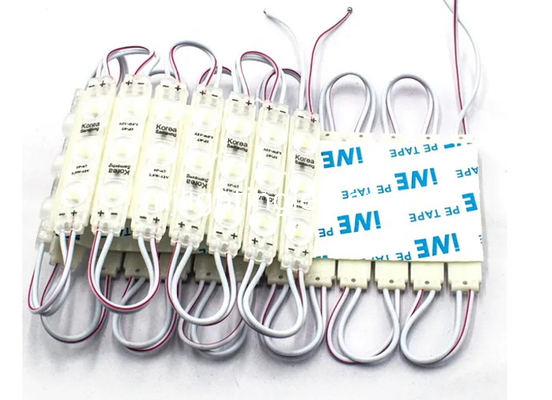 1.5W/pcs Potenza 3LED 2835 Modulo a LED Luce per un display di segnaletica luminoso e accattivante fornitore