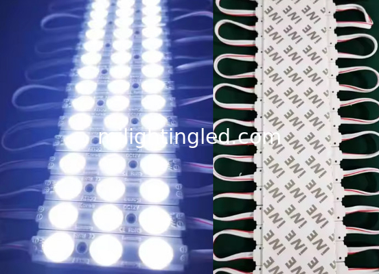 12V 3LED 2835 Modulo di luce 7015 1.8W Iniezione Moduli LED ad alta luminosità per segnali pubblicitari Lightbox fornitore
