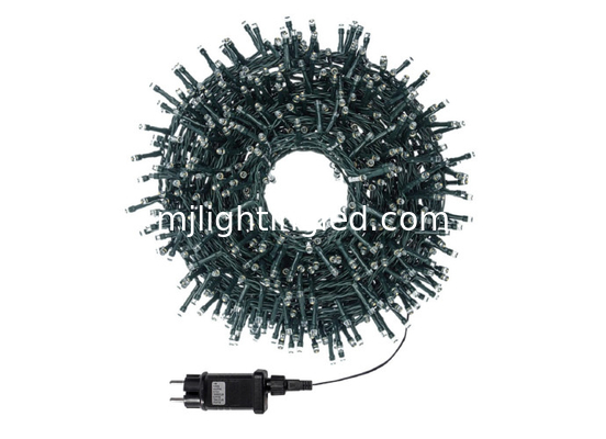 Luci di Natale a LED 1000 Bianco / Caldo Bianco Nero 50 M Indoor Outdoor fornitore