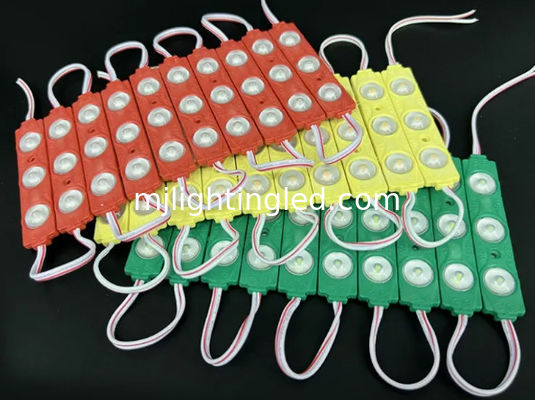 Modulo a 3 LED 12V Moduli a canale a 1,5 W Segnale a LED ad alta luminosità fornitore