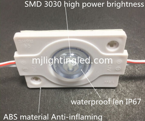 1.5w DC12v 3030 1led Modulo Colore Bianco Con Lente 160 gradi Per Retroilluminazione fornitore
