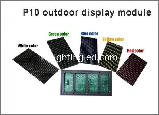 Moduli di visualizzazione LED P10 per esterni Rosso Verde Blu Giallo Bianco Per 4. Cartelloni pubblicitari lungo la strada fornitore