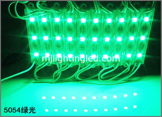 Moduli LED 5054 SMD 3LED verdi competitivi, impermeabili, 12V DC, per insegne luminose a LED fornitore