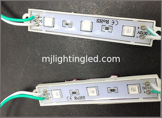 Moduli LED 5054 SMD 3LED verdi competitivi, impermeabili, 12V DC, per insegne luminose a LED fornitore
