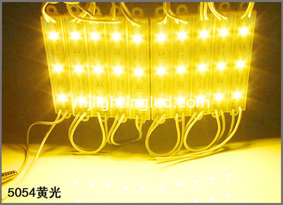 Modulo Luce Pubblicitaria LED Giallo 12V SMD 5054 LED a 3 Chip per Lettere Scatolate fornitore
