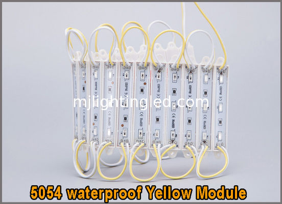 Modulo Luce Pubblicitaria LED Giallo 12V SMD 5054 LED a 3 Chip per Lettere Scatolate fornitore