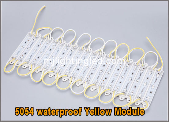 Modulo Luce Pubblicitaria LED Giallo 12V SMD 5054 LED a 3 Chip per Lettere Scatolate fornitore