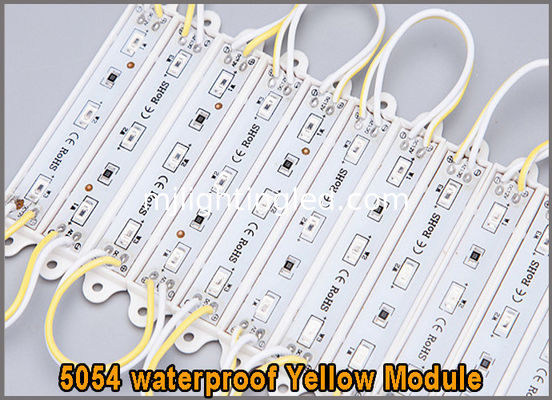 Modulo Luce Pubblicitaria LED Giallo 12V SMD 5054 LED a 3 Chip per Lettere Scatolate fornitore