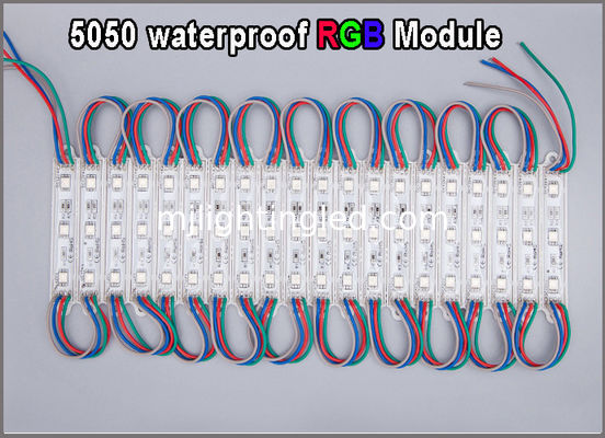 5050 Modulo a LED RGB 12V Ignifuge Moduli a LED RGB a cambiamento di colore Illuminazione per segnaletica pubblicitaria fornitore