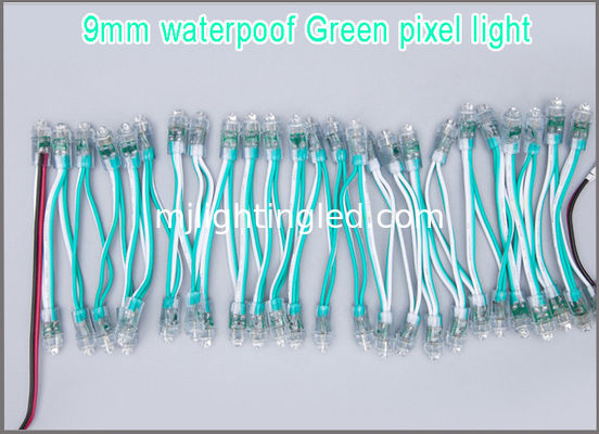 9mm 12mm Green Led Pixel IP67 impermeabile Lettere pubblicitarie per banner di negozio fornitore