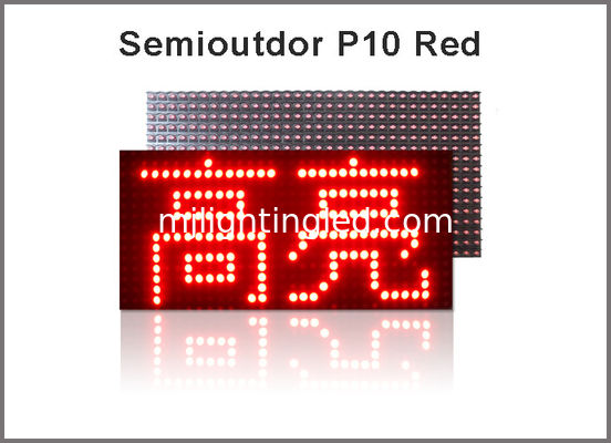 il contrassegno rosso di pubblicità di semioutdoor 320*160 dello schermo del modulo dell'esposizione principale P10 5V ha condotto lo schermo di visualizzazione fornitore