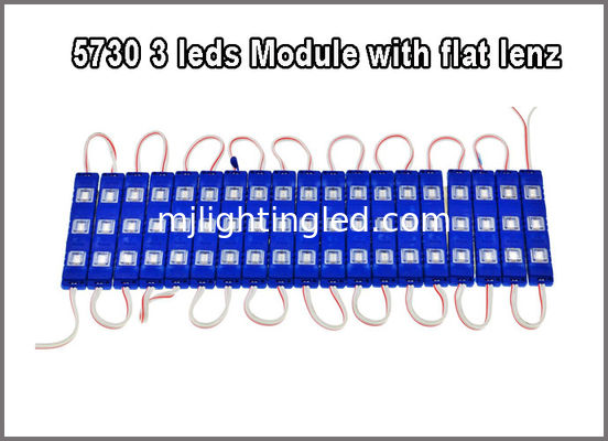 5730 3 LED Flat Lens Module 12V Moduli Luce Per Decorazione Edifici Retroilluminazione LED CE ROHS fornitore