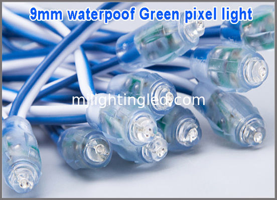 5V / 12v 9mm Spingere attraverso il buco pixel a colori statici LED per segnaletica di illuminazione fornitore