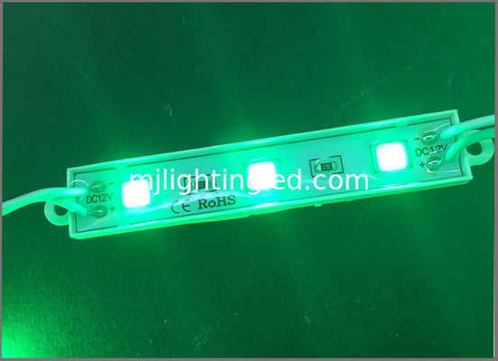 SMD5050 lampadina principale del modulo 3leds per le illuminazione verde chiaro principali delle lettere di Manica 12V LED fornitore