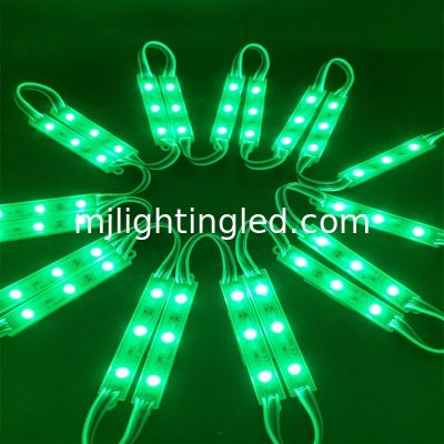 SMD5050 lampadina principale del modulo 3leds per le illuminazione verde chiaro principali delle lettere di Manica 12V LED fornitore