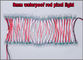 corda impermeabile rosso-chiaro dei moduli IP68 della corda del pixel di 9mm 5V LED per le lettere della tenda foranea fornitore